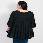 Amy Tiered Bell Sleeve Blouse image number null
