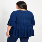 Amy Tiered Bell Sleeve Blouse image number null