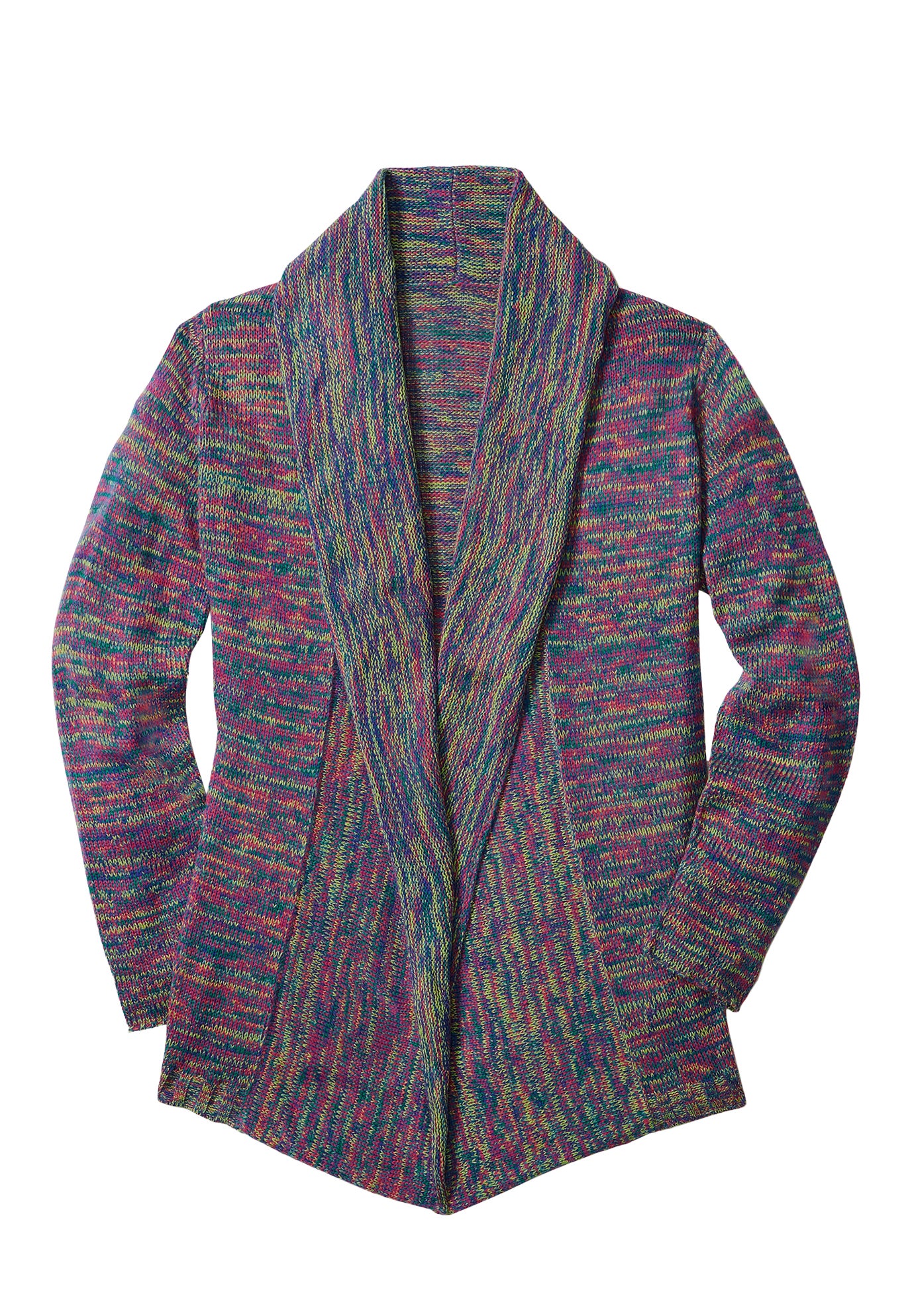 Multi Marled Cardigan Sweater image number 3