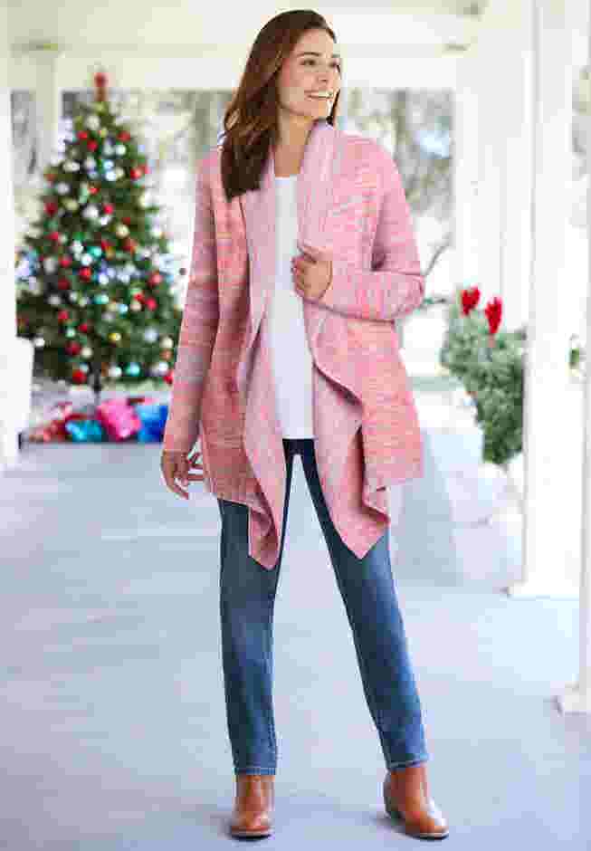 Multi Marled Cardigan image number 5