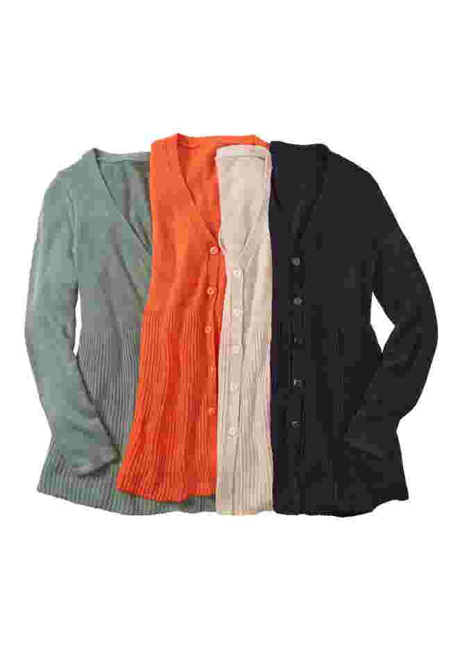 Babydoll Cardigan Sweater image number 1