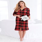 Short Hooded Sweatshirt Robe image number null