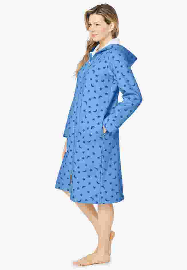 Short Hooded Sweatshirt Robe image number 2