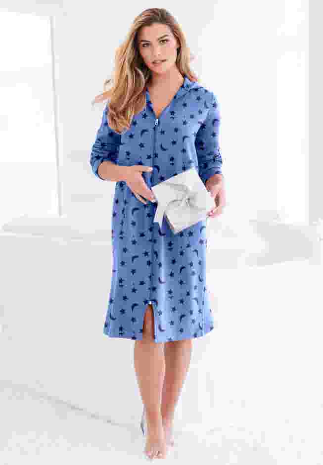 Short Hooded Sweatshirt Robe image number 5