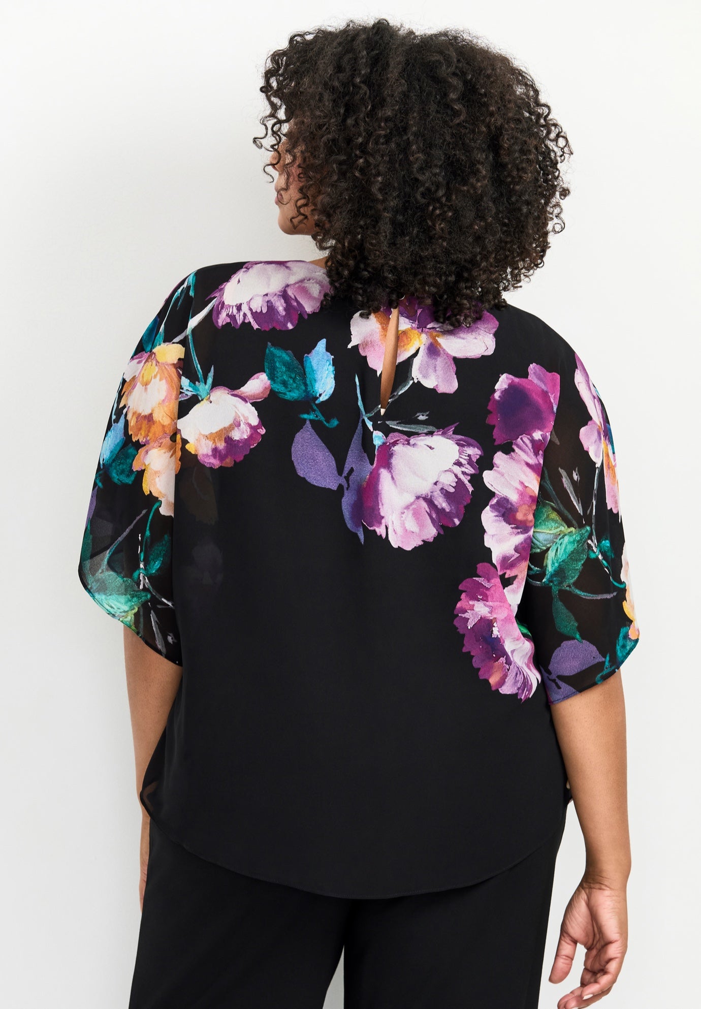 Love Story Overlay Blouse image number 1