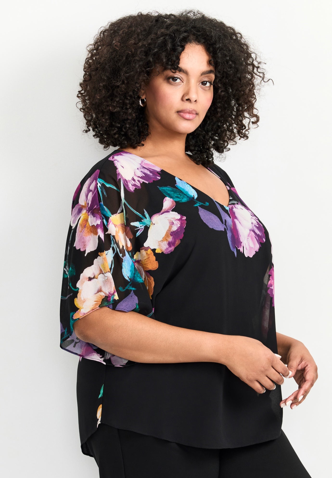 Love Story Overlay Blouse image number 2