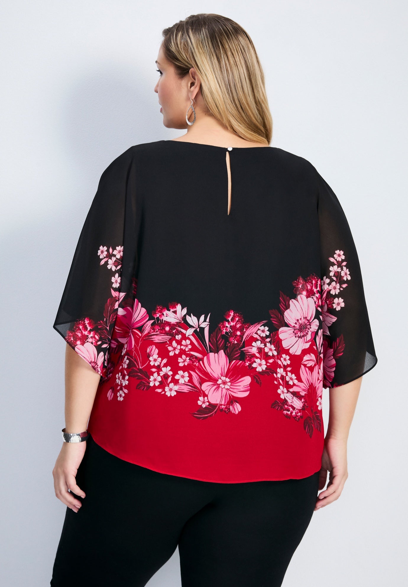 Love Story Overlay Blouse image number 1