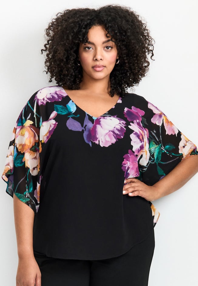 Love Story Overlay Blouse image number 0