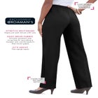 Plus Size Classic Bend Over&reg; Structured Straight Leg Pull-On Pant image number null