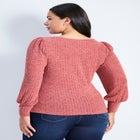 Jessica Rib Hacci Knit Top image number null