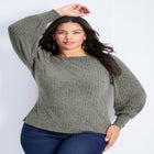 Jessica Rib Hacci Knit Top image number null