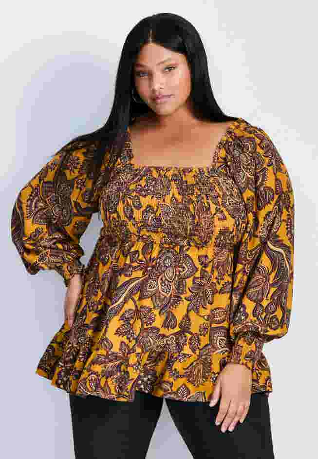 Felicity Shirred Bodice Blouse image number 0