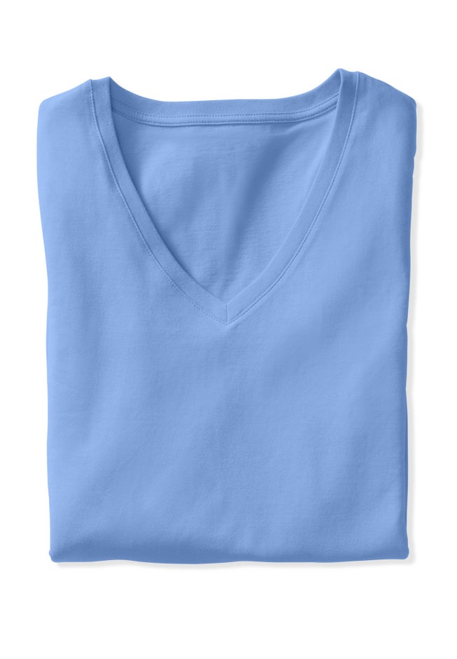 Perfect Short-Sleeve V-Neck Tee image number 3