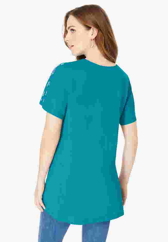 Embellished Tunic with Side Slits image number 1