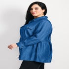 Denim Tiered Shirt image number null