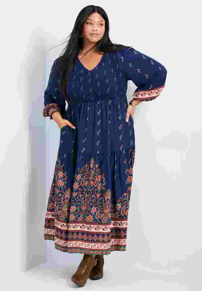 Sherry Shirred Bodice Maxi Dress image number 0
