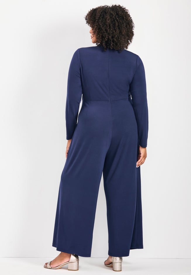 Glamour Wrap Front Jumpsuit image number 1