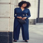 Glamour Wrap Front Jumpsuit image number null