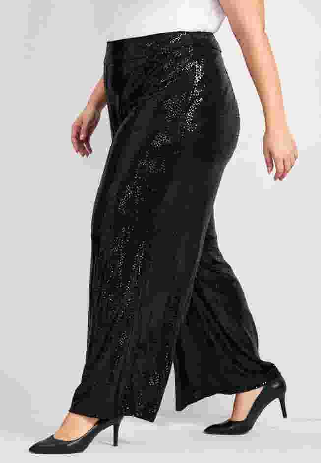 Glitz Sequin Wide Leg Pant image number 2