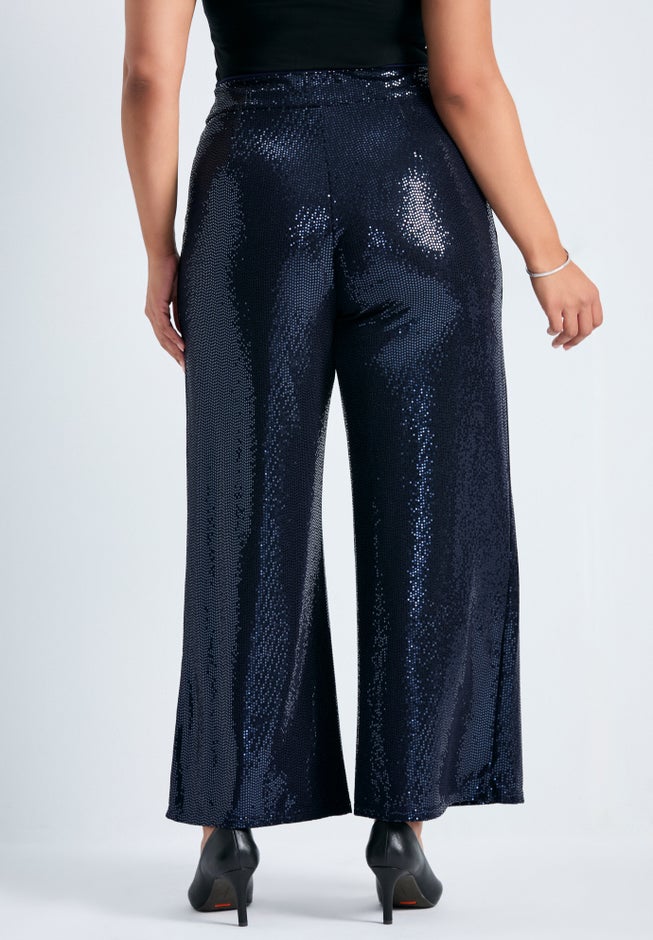 Glitz Sequin Wide Leg Pant image number 1