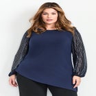 Glitz Embellished Sleeve Tunic image number null