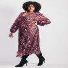 Harmony Twist Front Pleated Dress image number 2