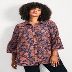 Marianne Ruffle Hem Shirt image number null