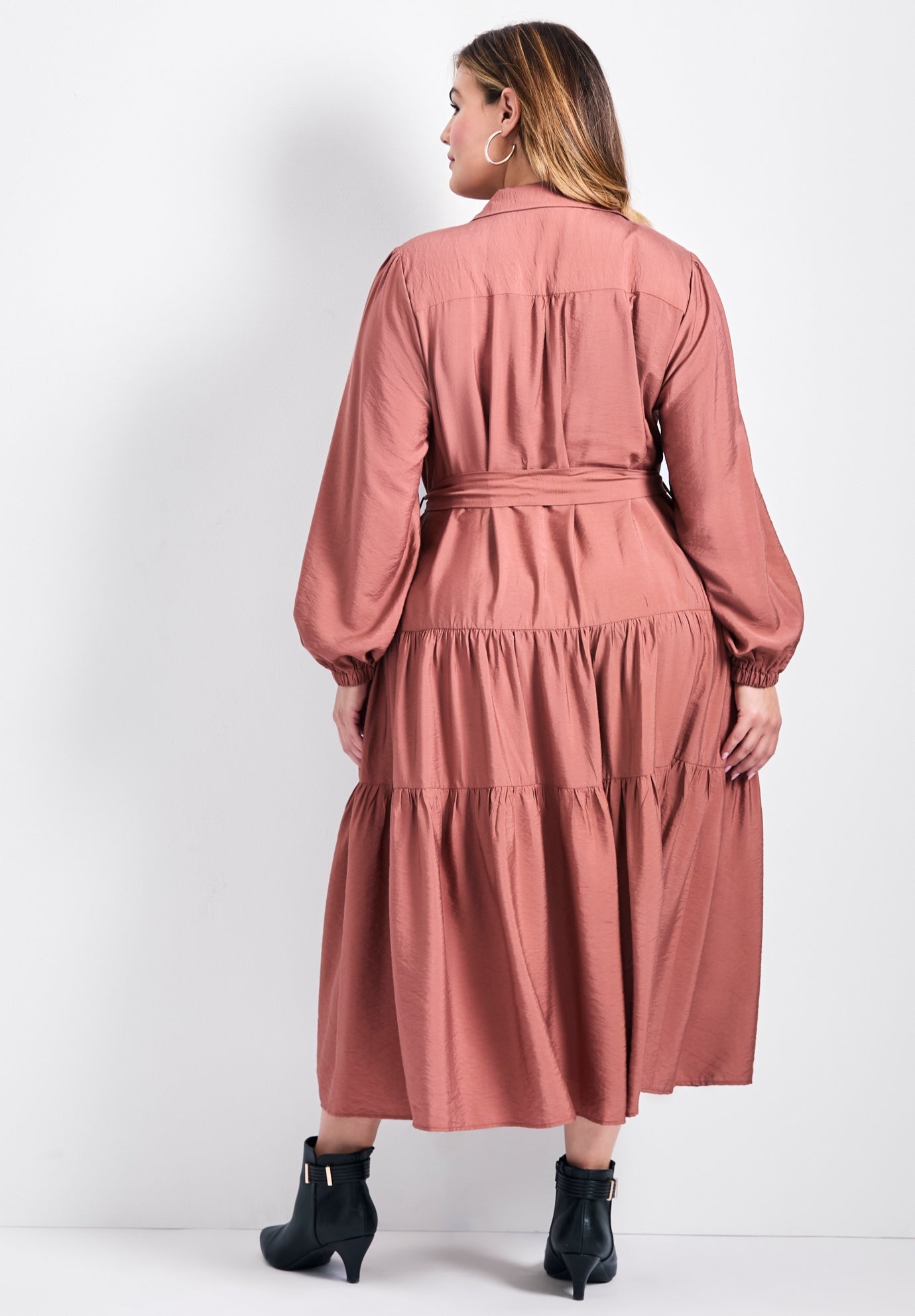 Marianne Tiered Shirtdress image number 1