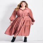 Marianne Tiered Shirtdress image number null