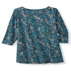 Stretch Cotton Boatneck Tunic image number null