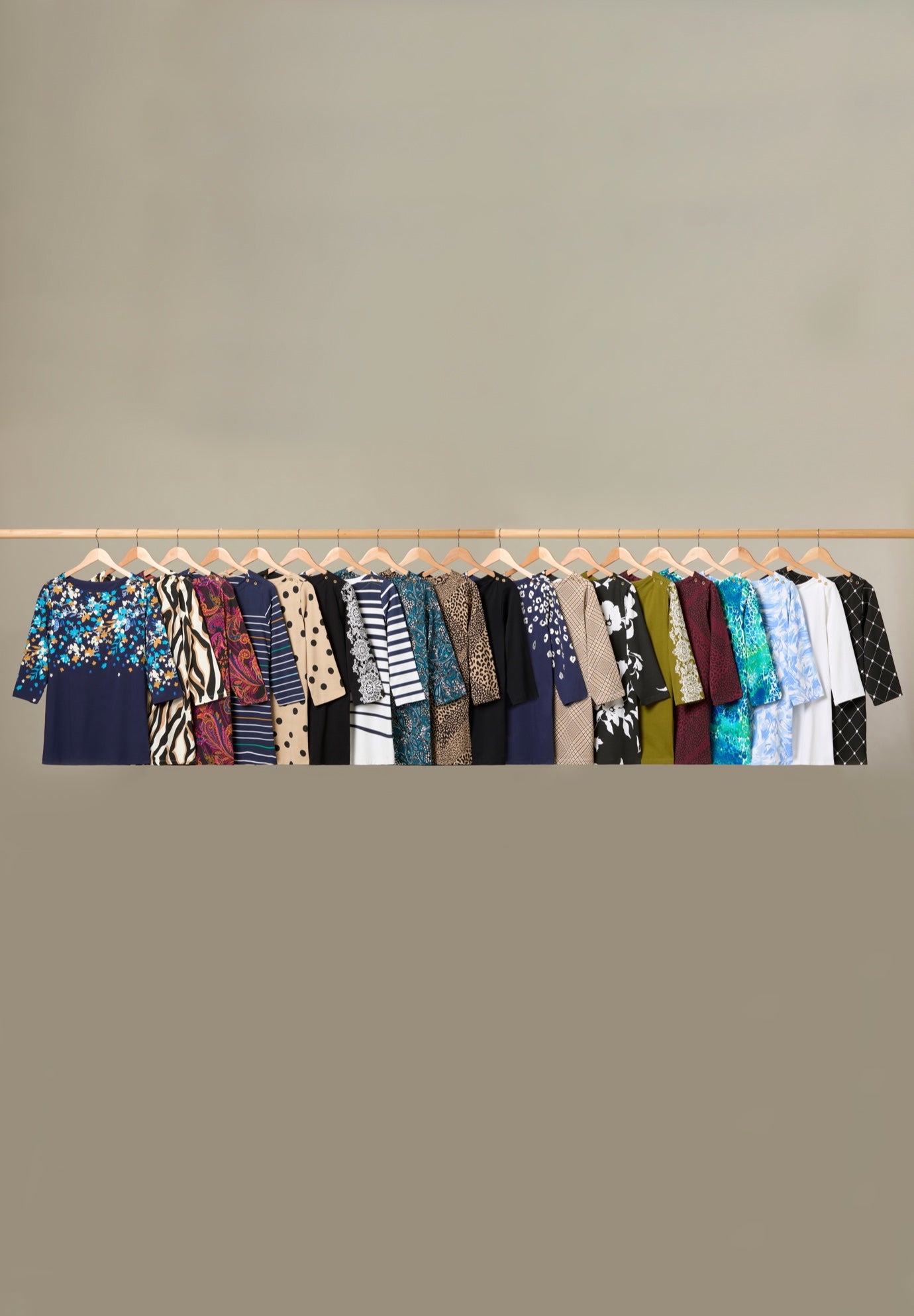 Stretch Cotton Boatneck Tunic image number 3