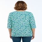 Stretch Cotton Boatneck Tunic image number 1
