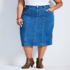 Taylah Denim Skirt image number null