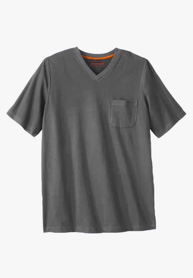 Heavyweight Pocket V-Neck Tee image number 0