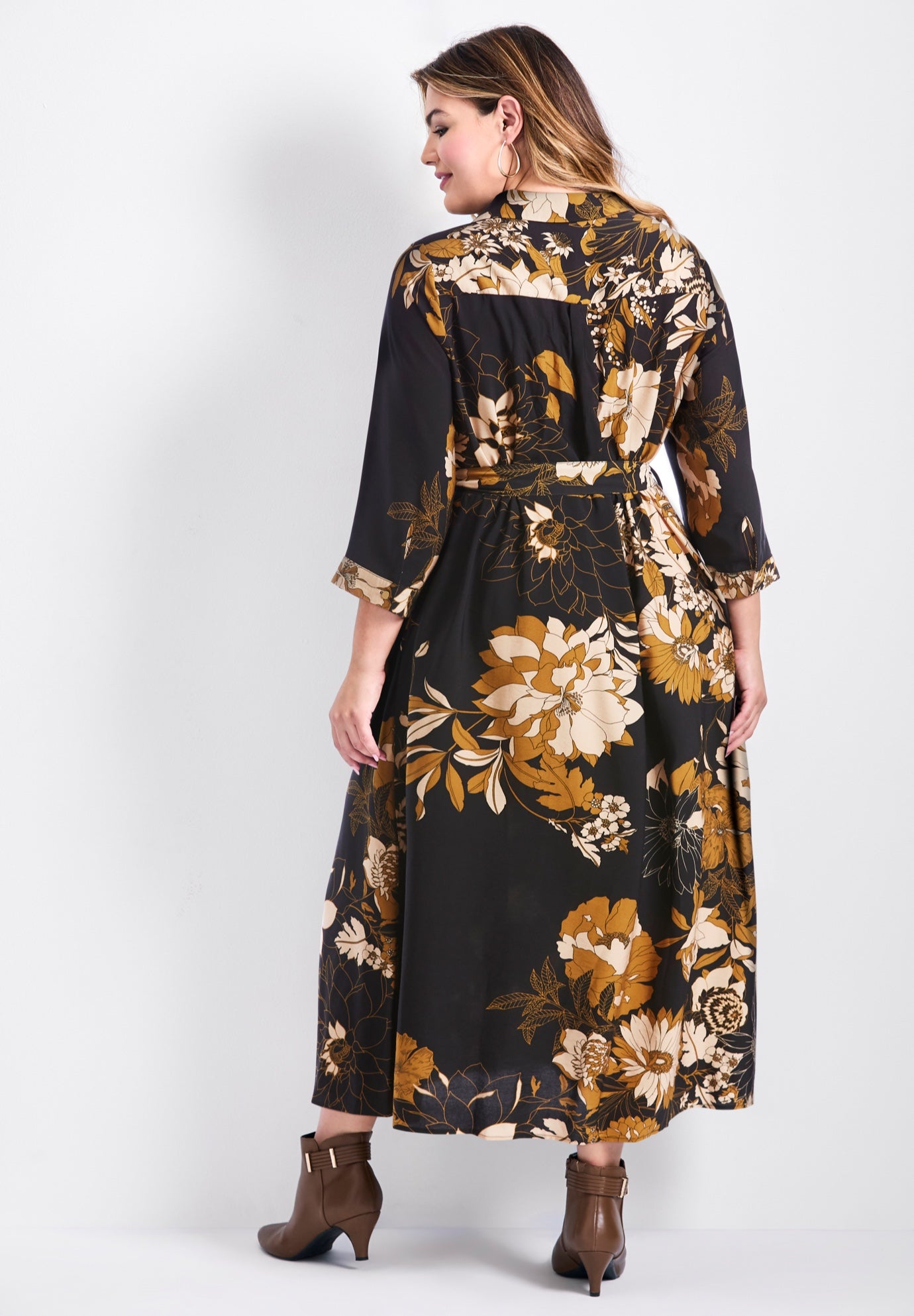 Flora Belted Shirtdress image number 1