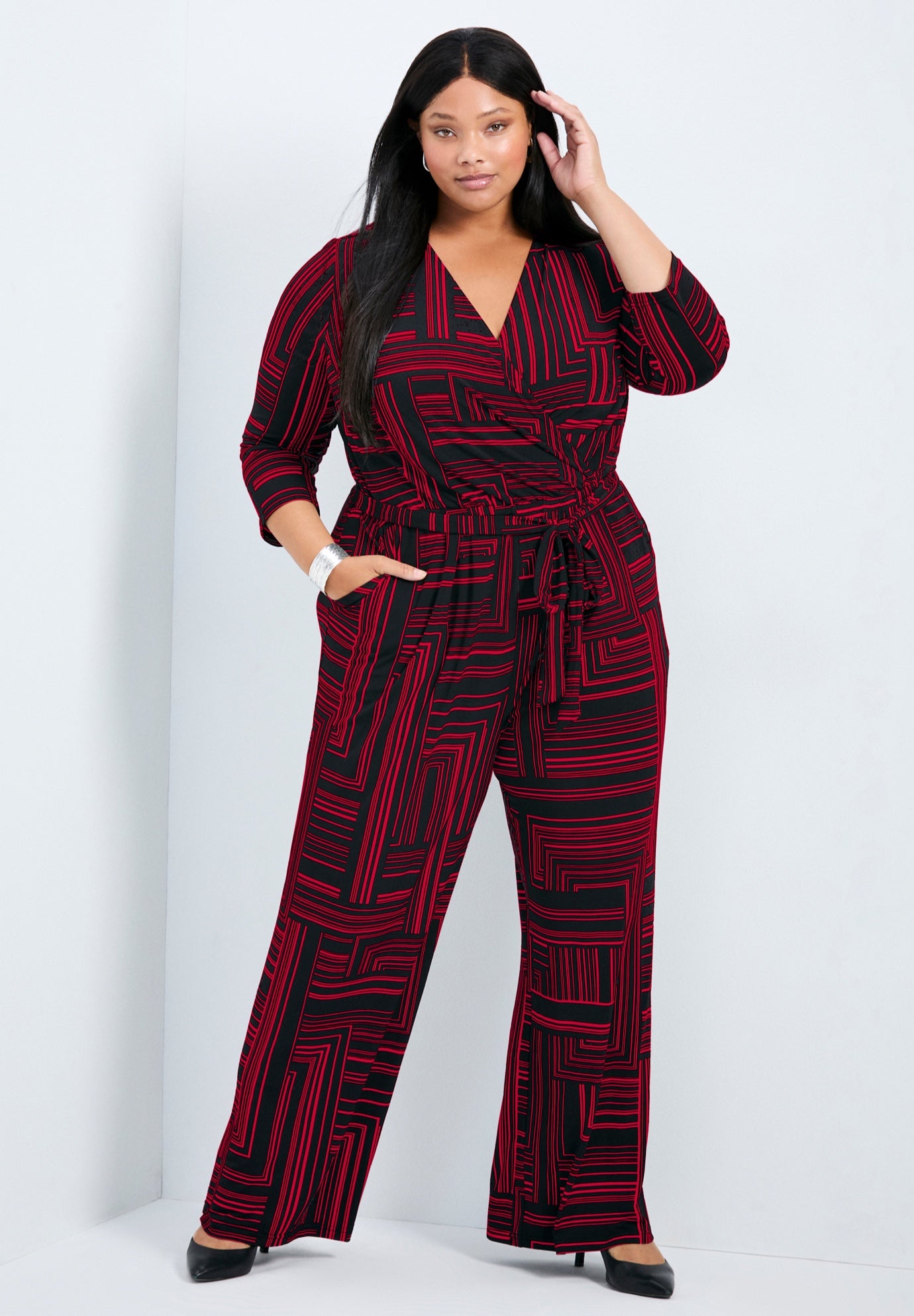 Mara Wrap Front Jumpsuit image number 0