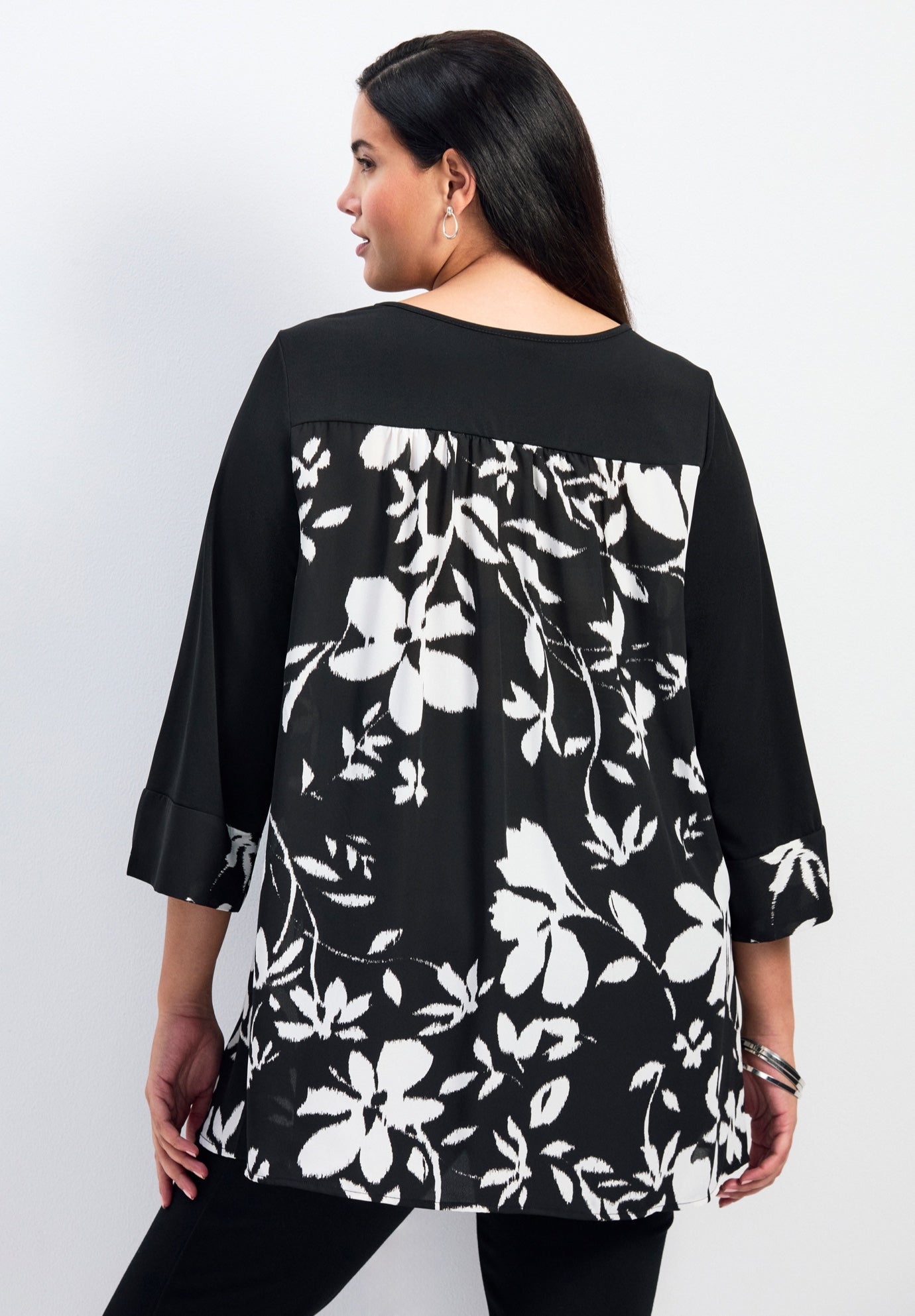 Marion Mixed Media Tunic image number 1