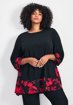 Marion Mixed Media Tunic