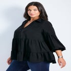 Amari Tiered Tunic Shirt image number null