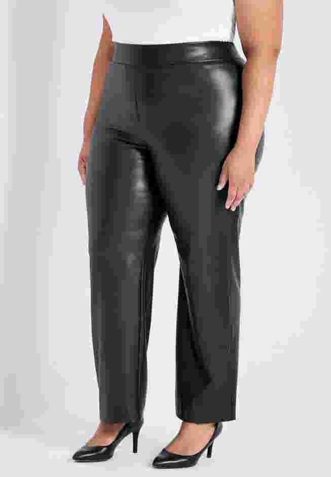 Tessa Vegan Leather Wide Leg Pant image number 0