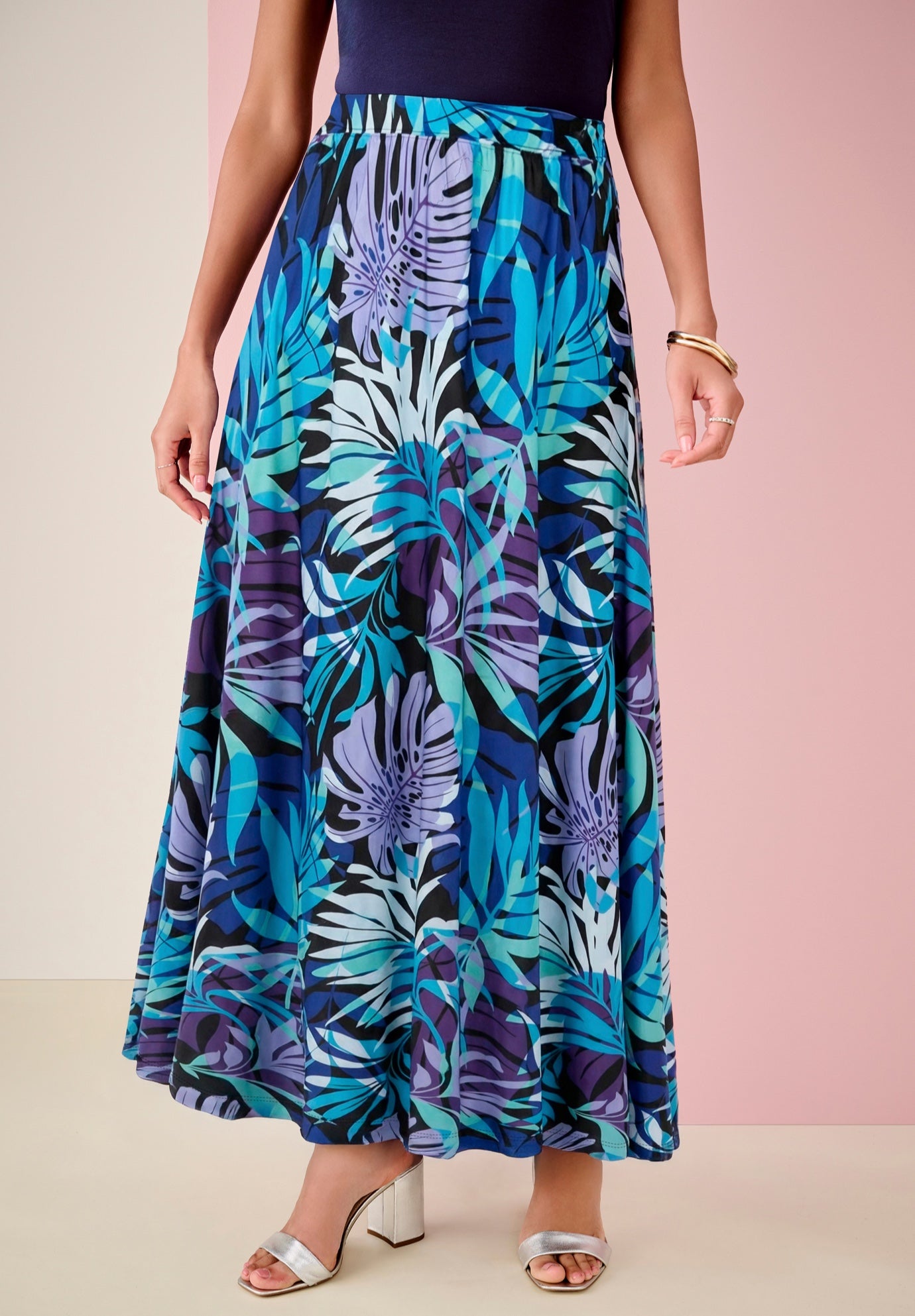 Ultrasmooth&reg; Fabric Maxi Skirt image number 0