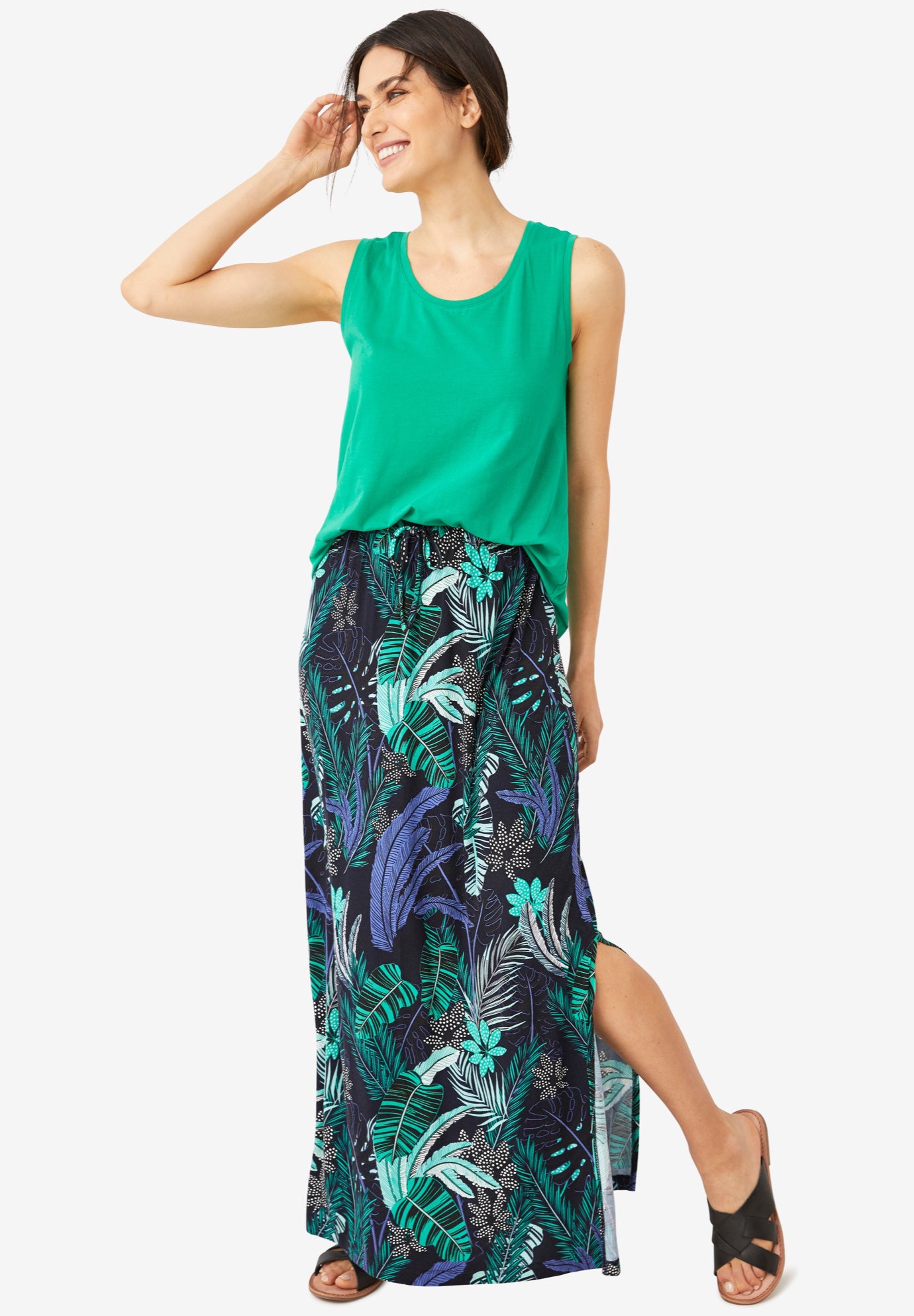 Knit Maxi Skirt image number 3