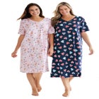 Long Print Sleepshirt image number null