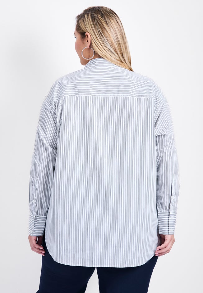 Karolina Stripe Poplin Shirt image number 1