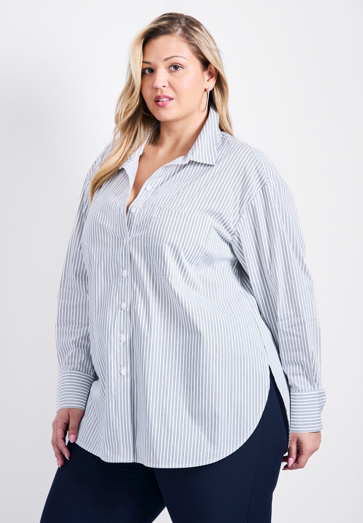 Karolina Stripe Poplin Shirt image number 2