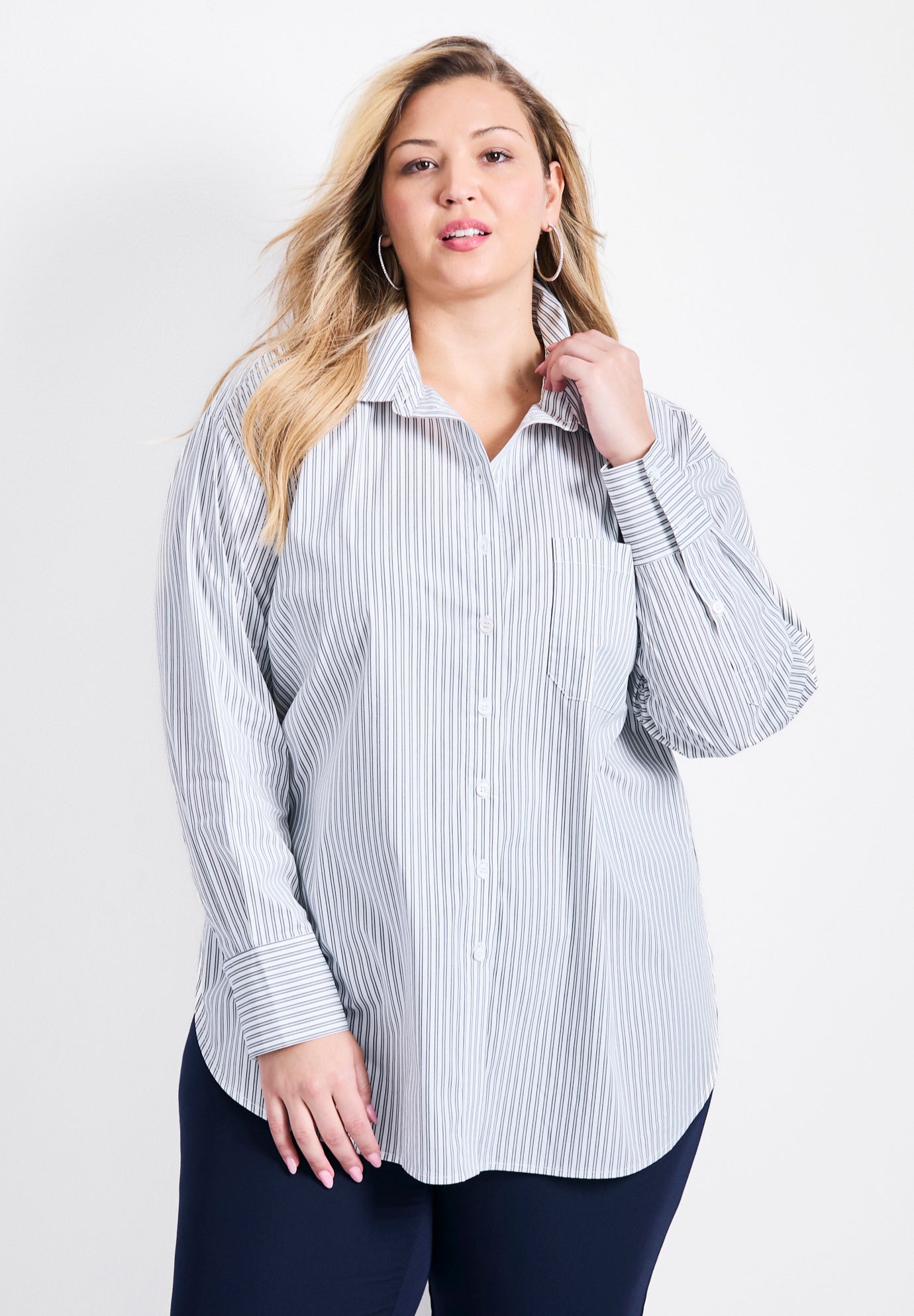 Karolina Stripe Poplin Shirt image number 0