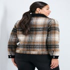 Joss Plaid Cropped Jacket image number null