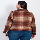Joss Plaid Cropped Jacket image number null