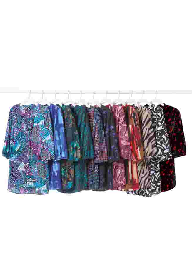 Georgette Pintuck Tunic image number 6