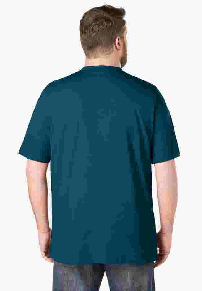 Heavyweight Short-Sleeve Henley Shirt image number 1